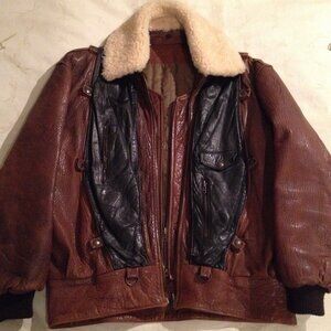 Fighter Pilot Leather Jacket